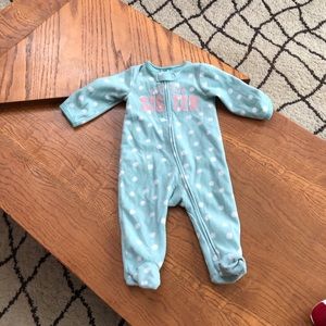 5/$20 Little sister footie PJs